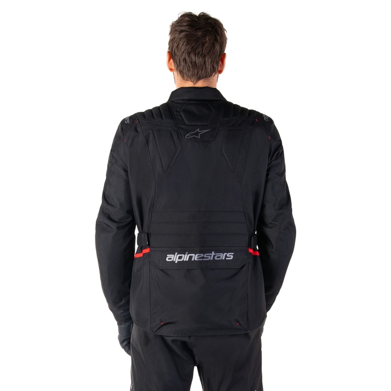 Alpinestars ST-1 Αδιάβροχο μαύρο μπουφάν μοτοσικλέτας