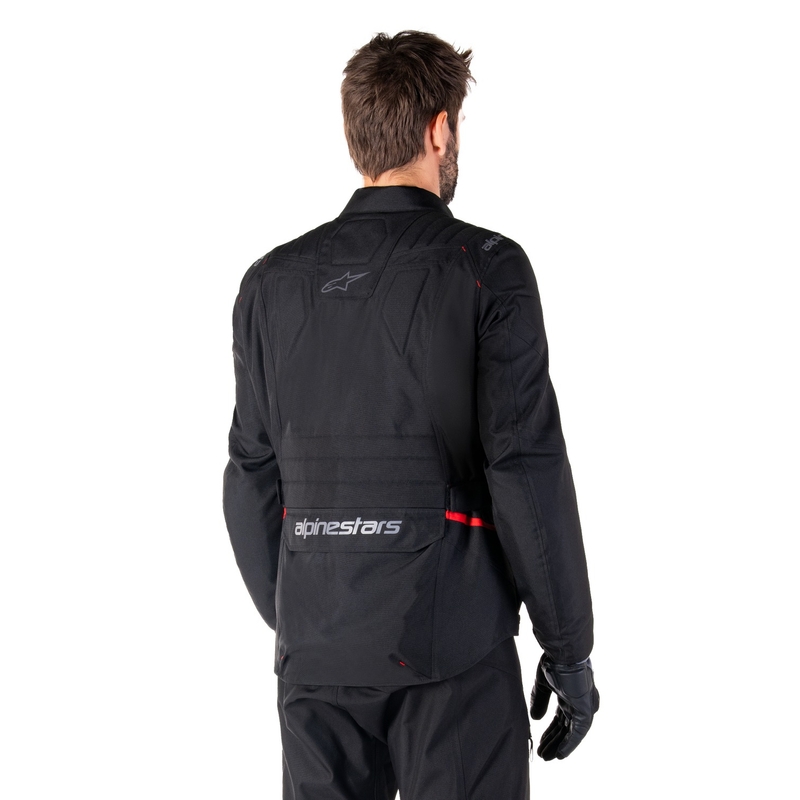 Alpinestars ST-1 Αδιάβροχο μαύρο μπουφάν μοτοσικλέτας