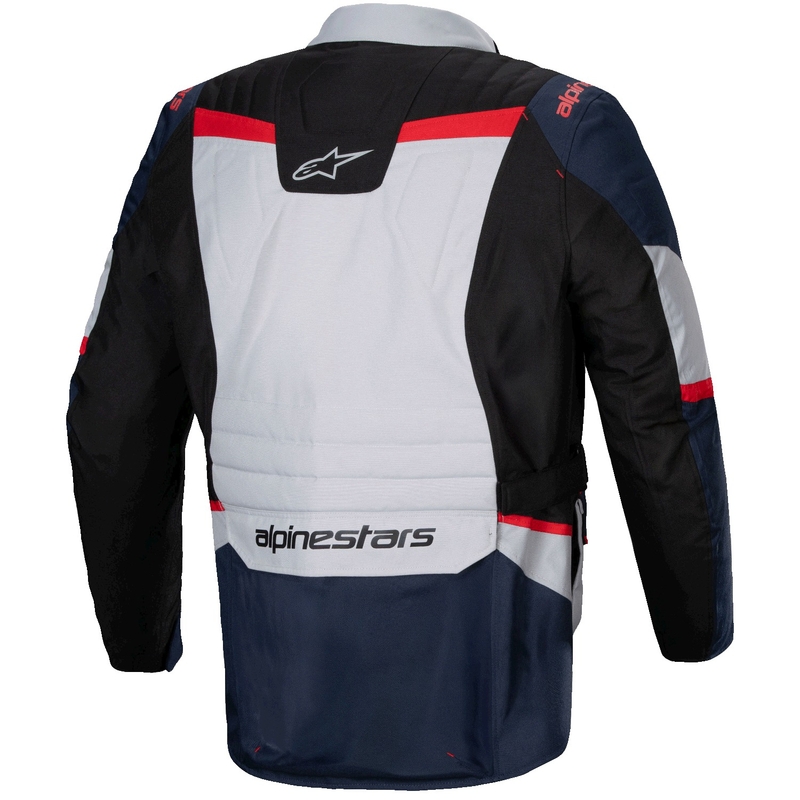 Alpinestars ST-1 Αδιάβροχο μπουφάν μοτοσικλέτας σκούρο μπλε-μαύρο-κόκκινο