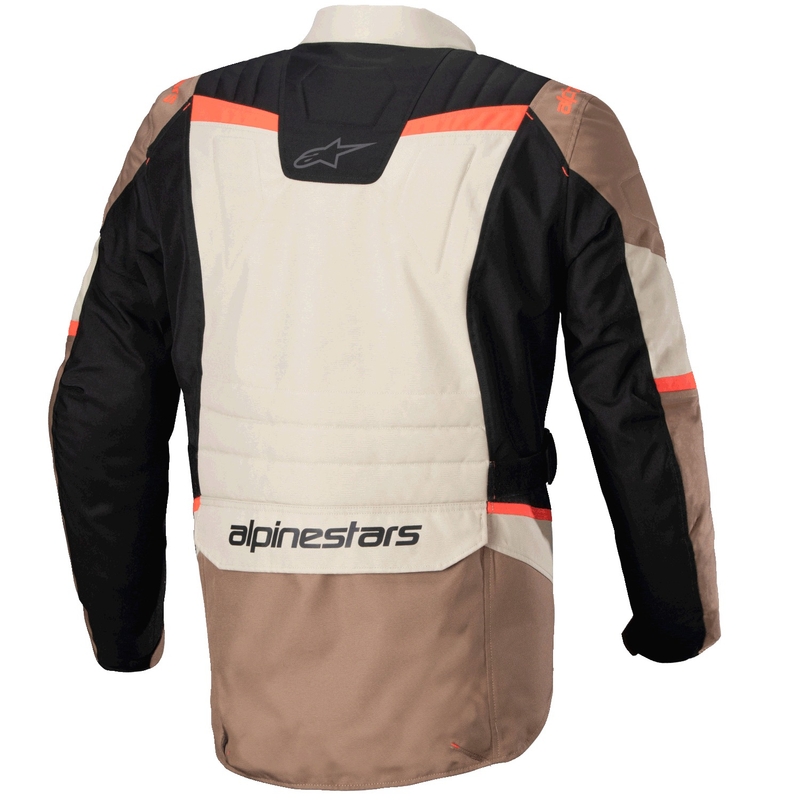 Alpinestars ST-1 Αδιάβροχο μπουφάν μοτοσικλέτας χακί-μαύρο-μαύρο-φλούο κόκκινο