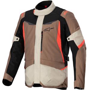 Alpinestars ST-1 Αδιάβροχο μπουφάν μοτοσικλέτας χακί-μαύρο-μαύρο-φλούο κόκκινο