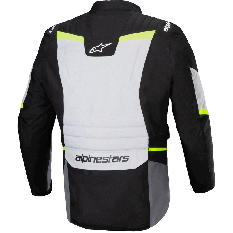 Alpinestars ST-1 Αδιάβροχο γκρι-μαύρο-φλούο κίτρινο μπουφάν μοτοσικλέτας