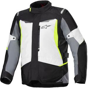 Alpinestars ST-1 Αδιάβροχο γκρι-μαύρο-φλούο κίτρινο μπουφάν μοτοσικλέτας