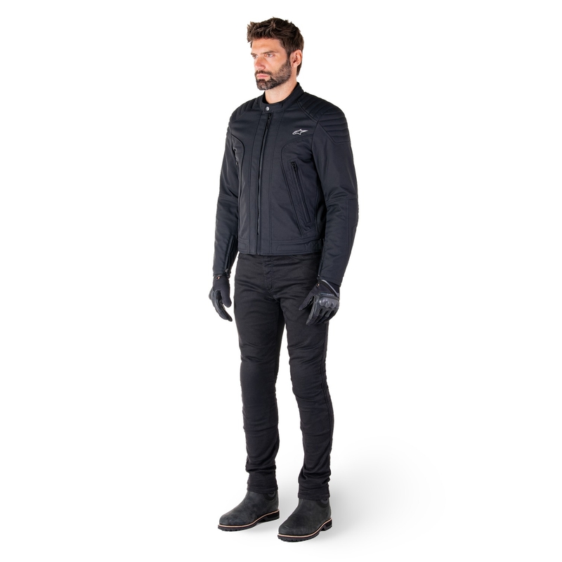 Alpinestars Clayton αδιάβροχο μαύρο μπουφάν μοτοσικλέτας