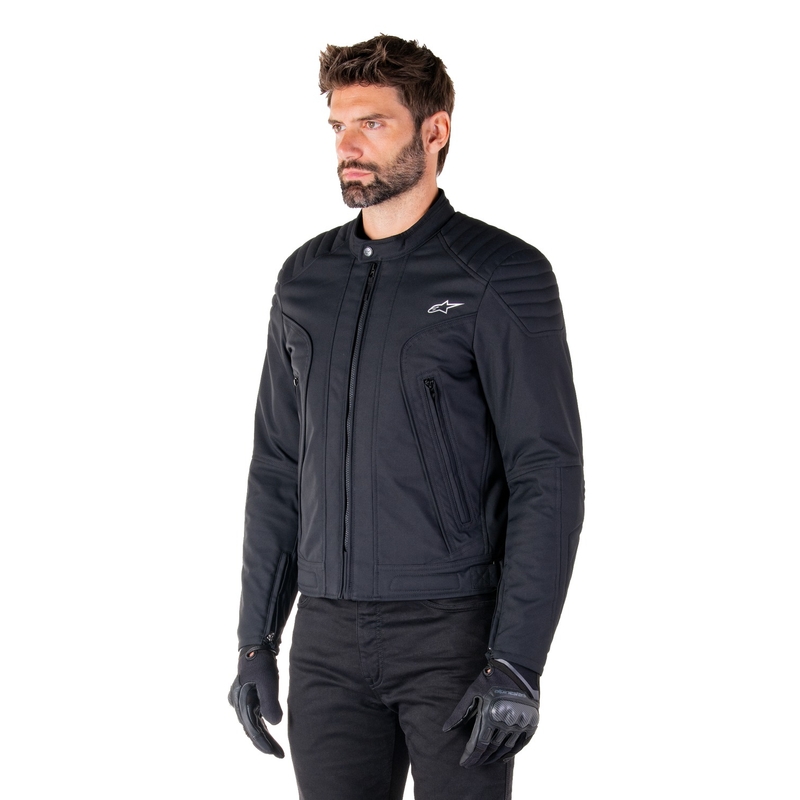 Alpinestars Clayton αδιάβροχο μαύρο μπουφάν μοτοσικλέτας