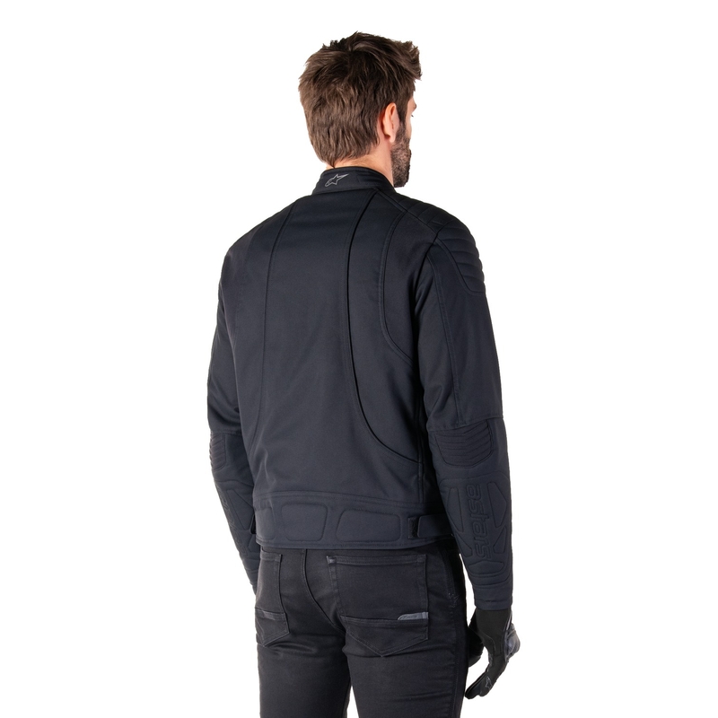Alpinestars Clayton αδιάβροχο μαύρο μπουφάν μοτοσικλέτας