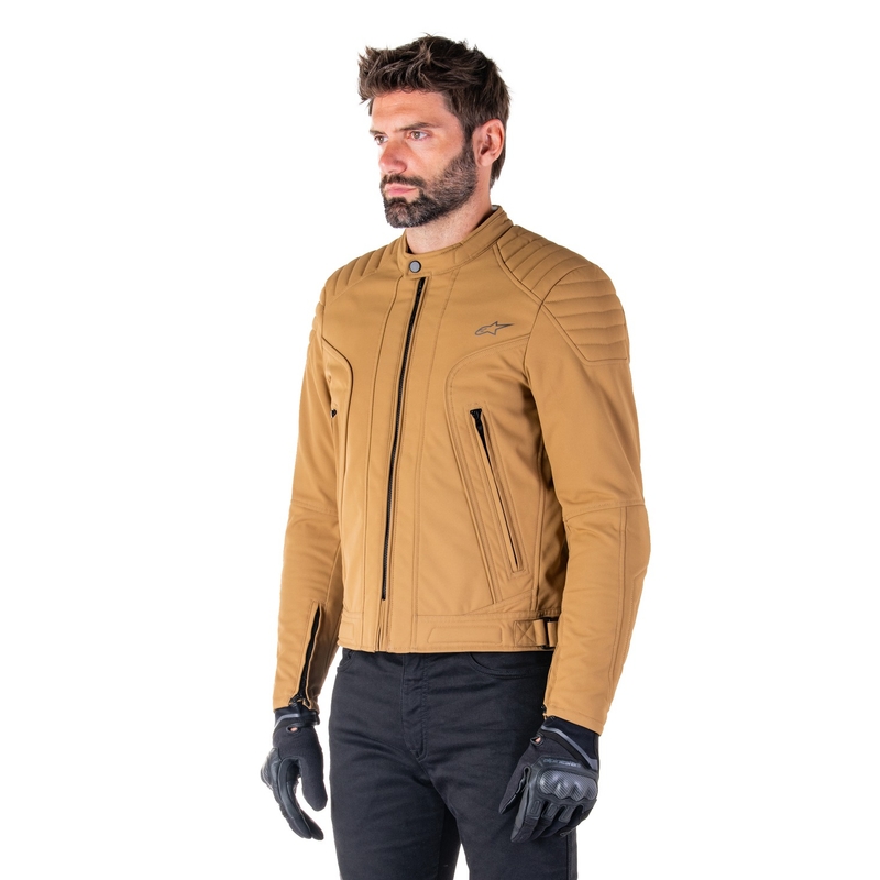 Alpinestars Clayton αδιάβροχο ανοιχτό καφέ μπουφάν μοτοσικλέτας