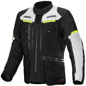 Alpinestars Bogota PRO Drystar μαύρο-γκρι-φλούο κίτρινο μπουφάν μοτοσικλέτας