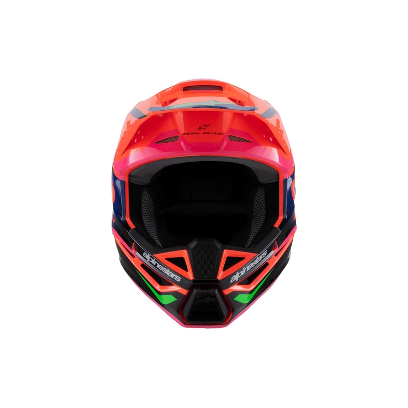 Παιδικό κράνος motocross Alpinestars S-M3 HAIDEN DEEGAN fluo πορτοκαλί-μωβ-ροζ-πράσινο