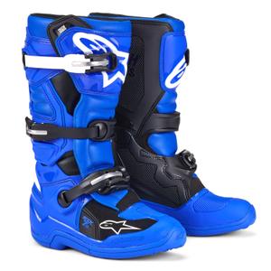 Alpinestars Tech 7 S Παιδικές μπότες μοτοσικλέτας μπλε, λευκό και μαύρο 2025
