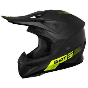 Κράνος Motocross Shot Pulse Element matt fluo κίτρινο