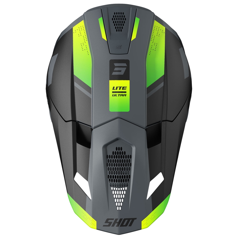 Κράνος Motocross Shot Lite Ultra matt fluo κίτρινο
