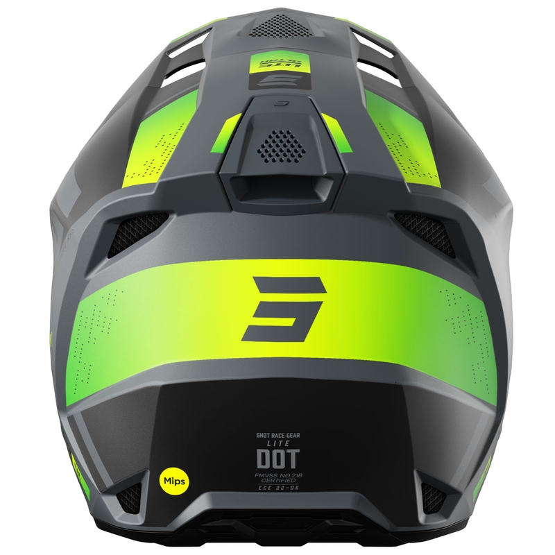 Κράνος Motocross Shot Lite Ultra matt fluo κίτρινο