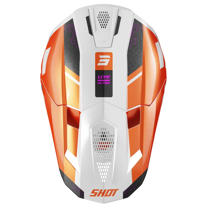 Κράνος Motocross Shot Lite Ultra pearl orange