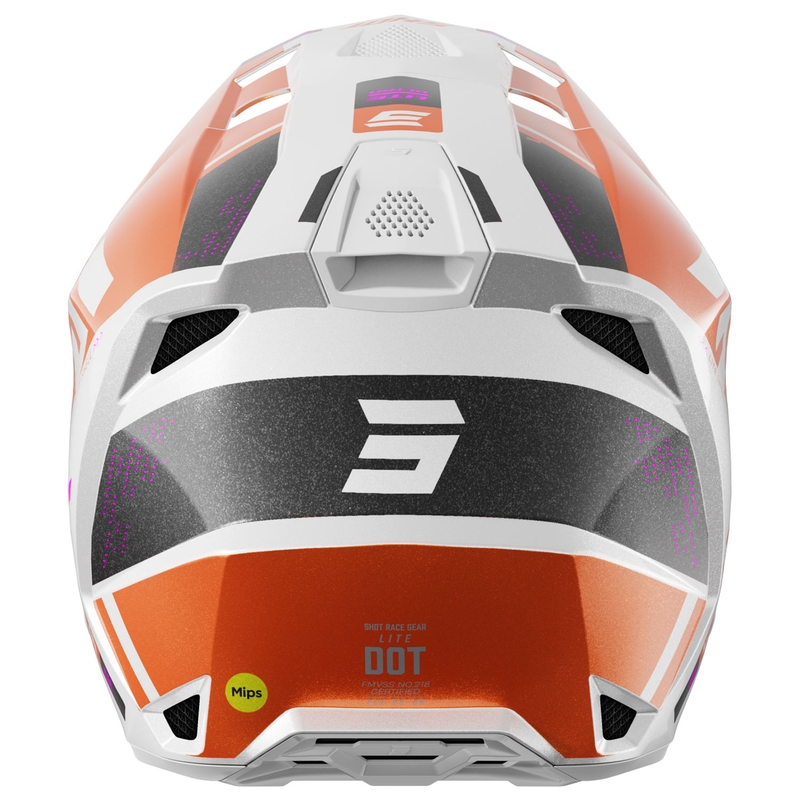 Κράνος Motocross Shot Lite Ultra pearl orange