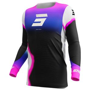 Motocross φανέλα Shot Aerolite Astral μπλε-ροζ