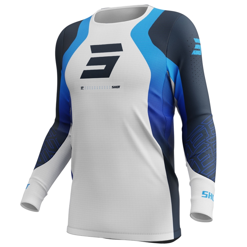 Motocross Jersey Shot Aerolite Ultra Blue