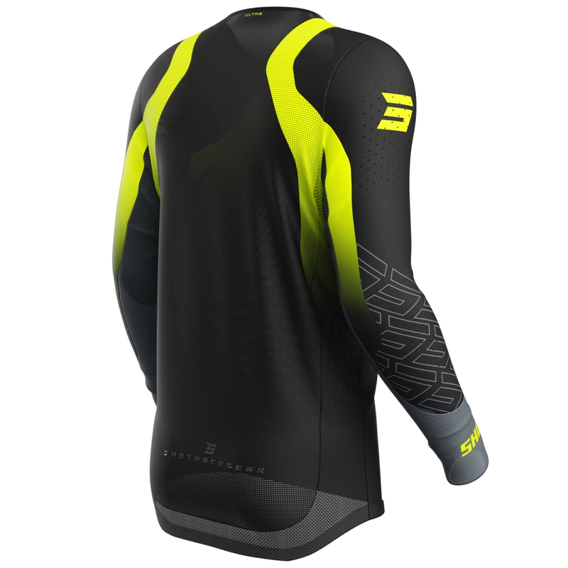 Motocross φανέλα Shot Aerolite Ultra fluo κίτρινο