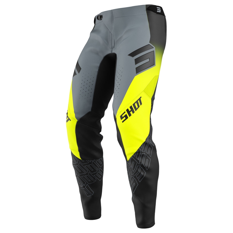 Παντελόνι Motocross Shot Aerolite Ultra Fluo κίτρινο