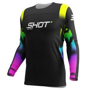 Motocross φανέλα Shot Contact Nitro μαύρο