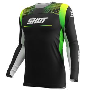 Motocross φανέλα Shot Contact Apex fluo κίτρινο