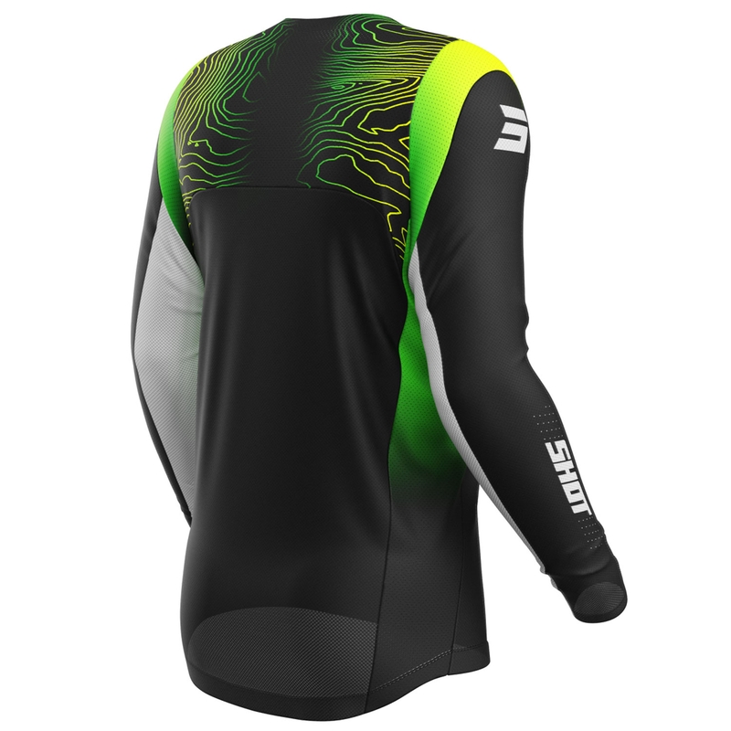 Motocross φανέλα Shot Contact Apex fluo κίτρινο