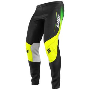 Παντελόνι Motocross Shot Contact Apex fluo κίτρινο
