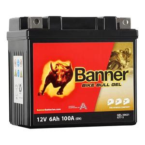 Μπαταρία gel Banner Bike Bull GEL 506 21/BGTZ7-S - GTZ7-S 12V, 6Ah, 100A