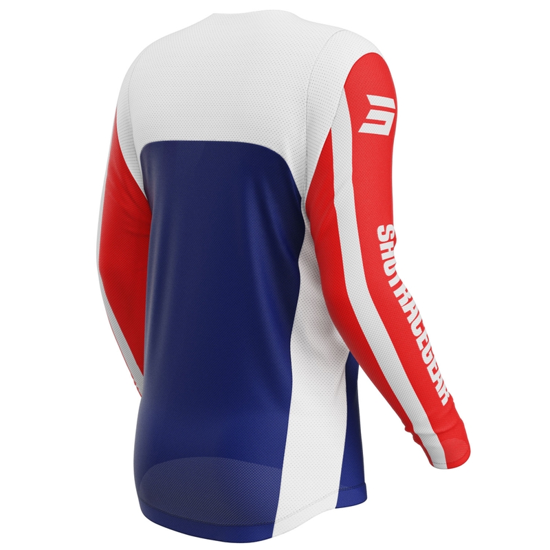 Motocross φανέλα Shot Contact Mythic μπλε-κόκκινο