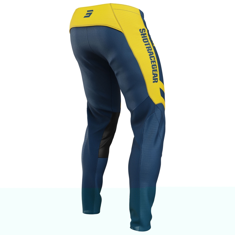 Παντελόνι Motocross Shot Contact Mythic μπλε-κίτρινο