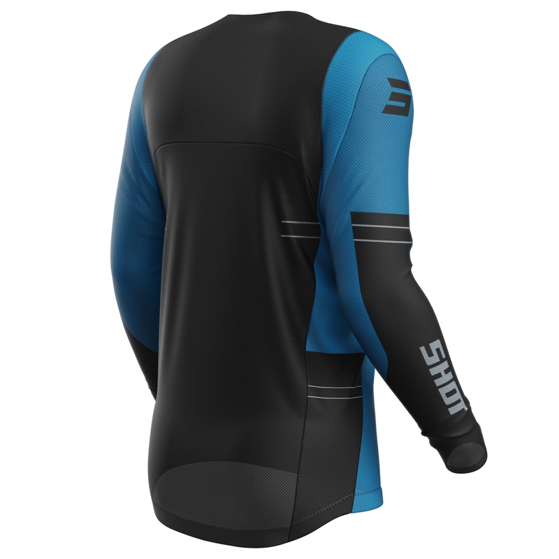 Motocross φανέλα Shot Contact Shield μπλε