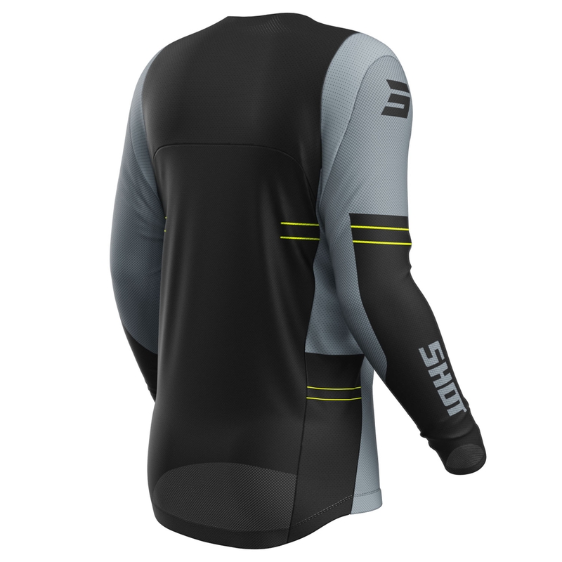 Motocross φανέλα Shot Contact Shield fluo κίτρινο