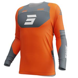 Motocross φανέλα Shot Contact Shield πορτοκαλί