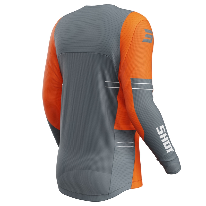 Motocross φανέλα Shot Contact Shield πορτοκαλί