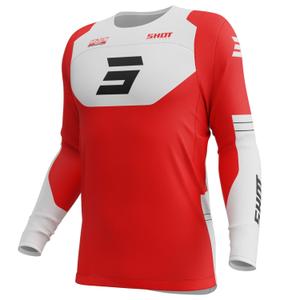 Motocross φανέλα Shot Contact Shield κόκκινο