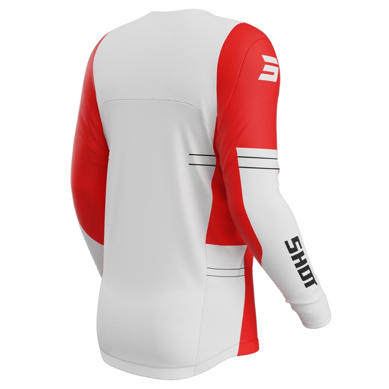 Motocross φανέλα Shot Contact Shield κόκκινο