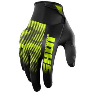 Γάντια Motocross Shot Drift Tactic fluo κίτρινο