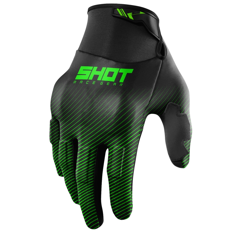 Γάντια Motocross Shot Drift Rim Πράσινο