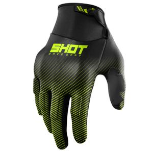 Γάντια Motocross Shot Drift Rim fluo κίτρινο