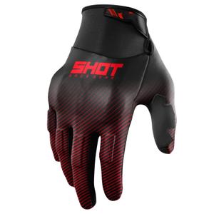 Γάντια Motocross Shot Drift Rim κόκκινο