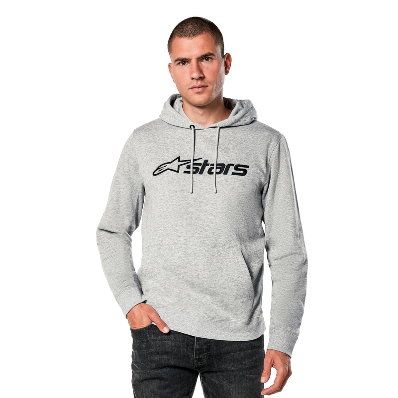 Alpinestars Blaze 2.0 γκρι-μαύρο φούτερ με κουκούλα