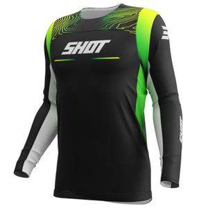 Παιδική φανέλα motocross Shot Contact Apex fluo κίτρινο
