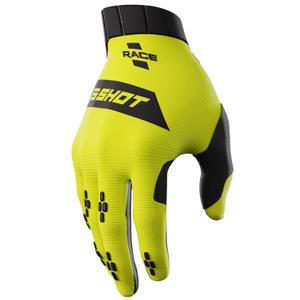 Παιδικά γάντια motocross Shot Race fluo κίτρινο
