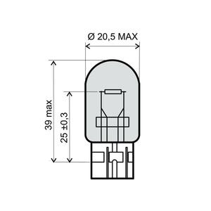 Lamp RMS T20 12V 21/5W