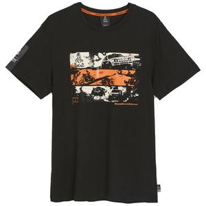 T-shirt DAKAR PHOTO DES μαύρο