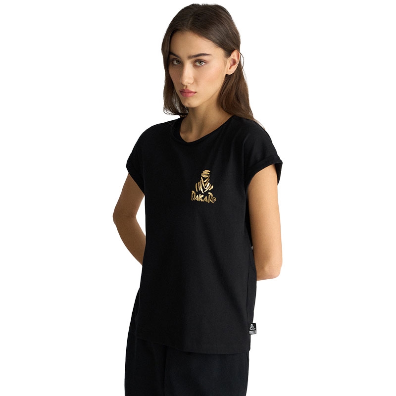 Γυναικείο T-shirt DAKAR DES 23 5 μαύρο