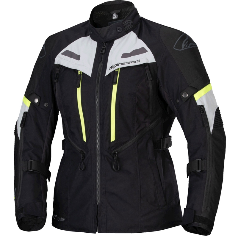 Alpinestars Γυναικεία Stella Bogota PRO Drystar Black-Gray-Fluo Yellow Μπουφάν μοτοσικλέτας