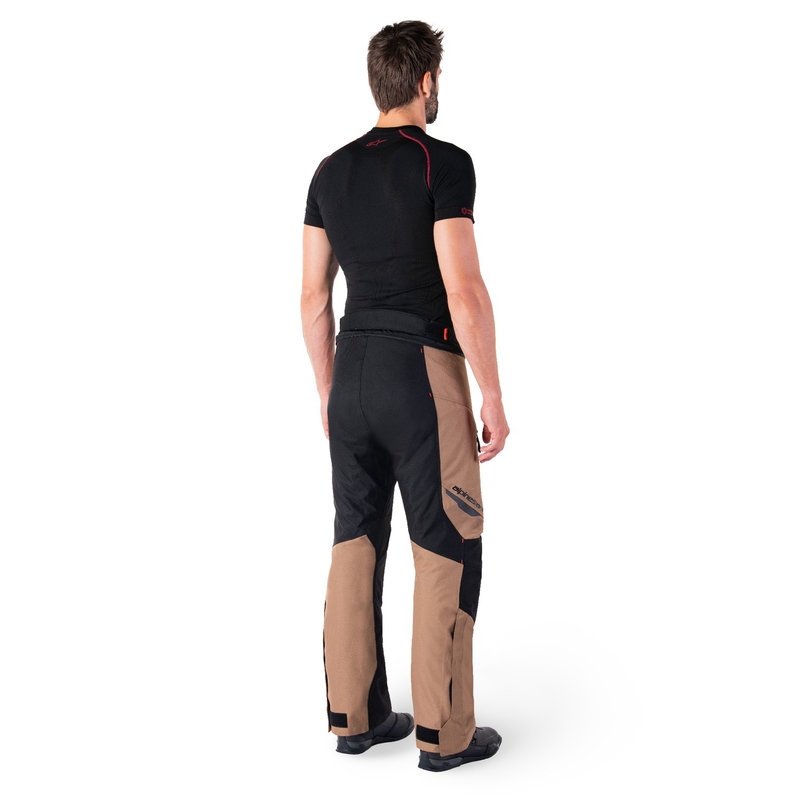 Alpinestars ST-1 Αδιάβροχο παντελόνι μοτοσικλέτας χακί-μαύρο-μαύρο-φλούο κόκκινο