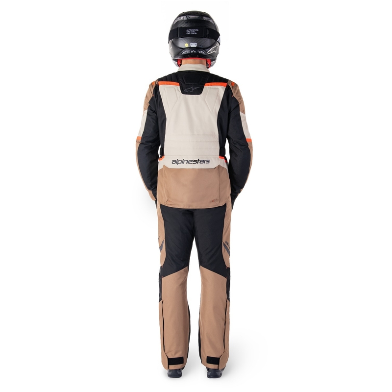 Alpinestars ST-1 Αδιάβροχο παντελόνι μοτοσικλέτας χακί-μαύρο-μαύρο-φλούο κόκκινο