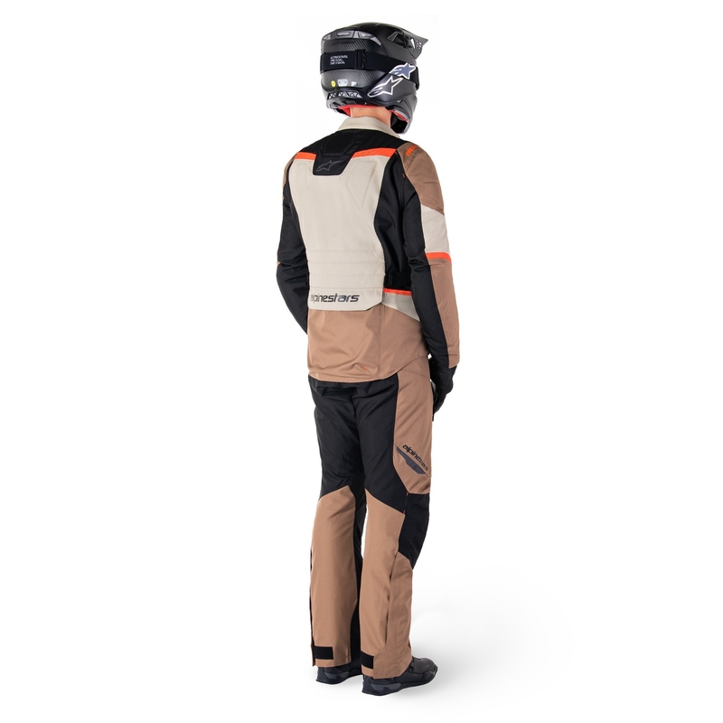 Alpinestars ST-1 Αδιάβροχο παντελόνι μοτοσικλέτας χακί-μαύρο-μαύρο-φλούο κόκκινο